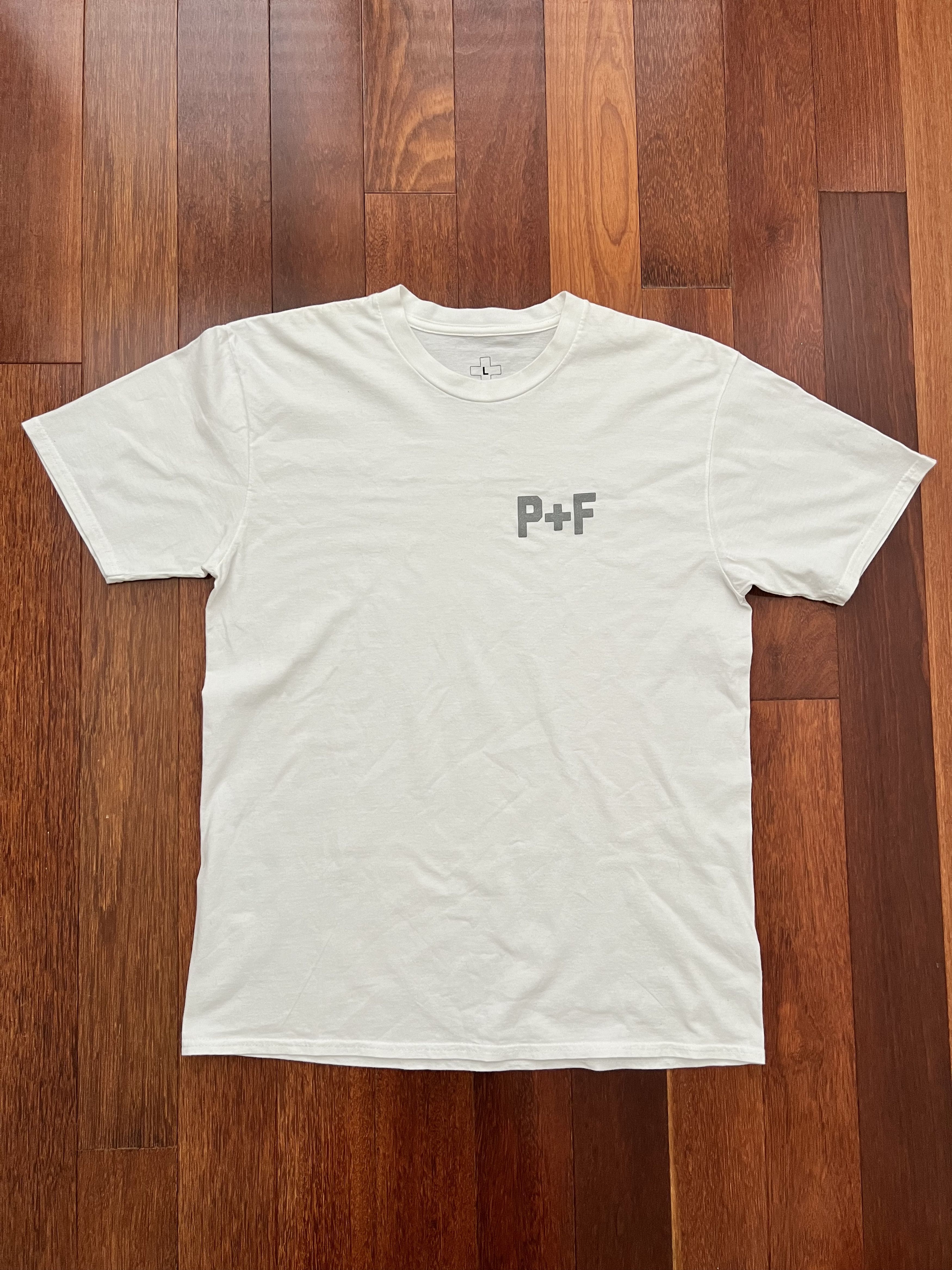 Places + Faces 💚 Places + Faces White Logo Tee Large Size US L / EU 52-54 / 3 - 2 Thumbnail