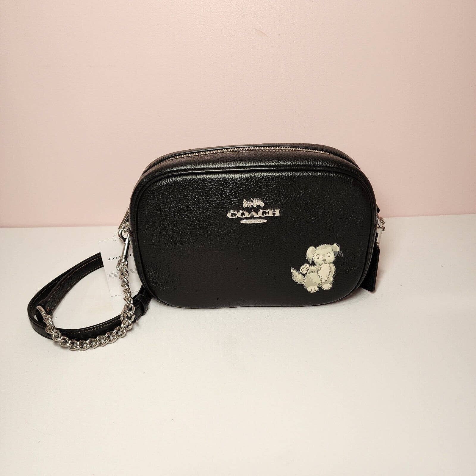 Coach outlet Jamie Camera Bag With Happy Dog NWT