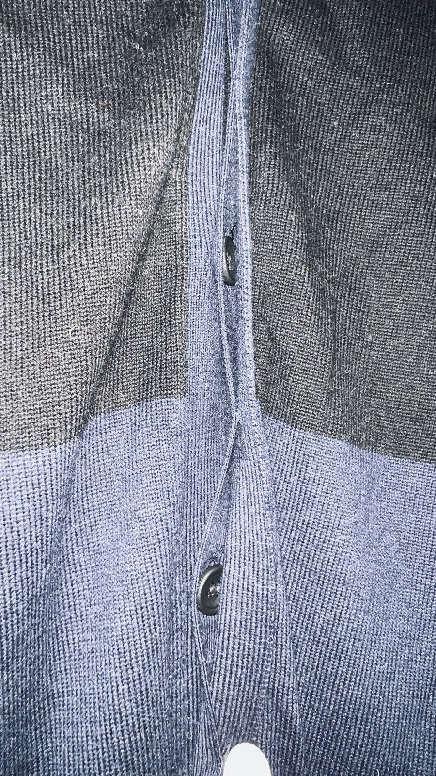 Helmut Lang NWOT Color Block Graphic Sweater Cardigan w/front pockets Size US S / EU 44-46 / 1 - 15 Thumbnail