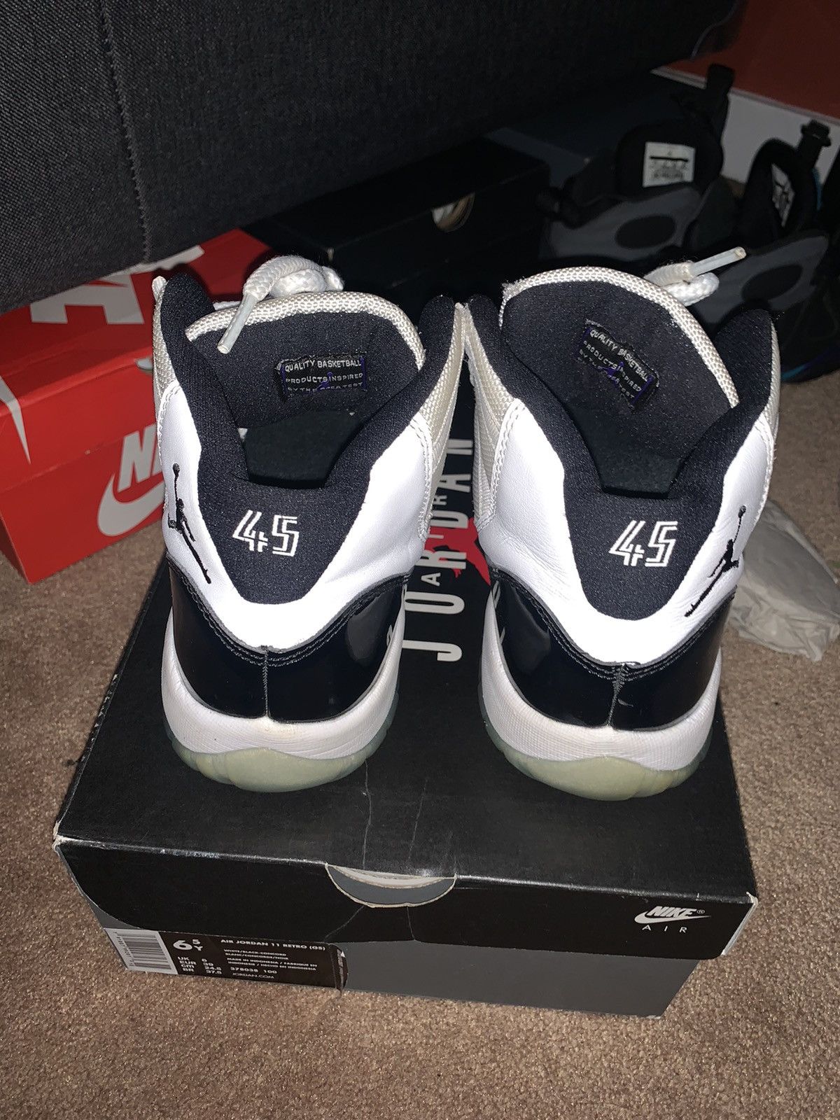 Jordan Brand Jordan 11 Retro Concord 6.5Y (GS) 2018 | Grailed