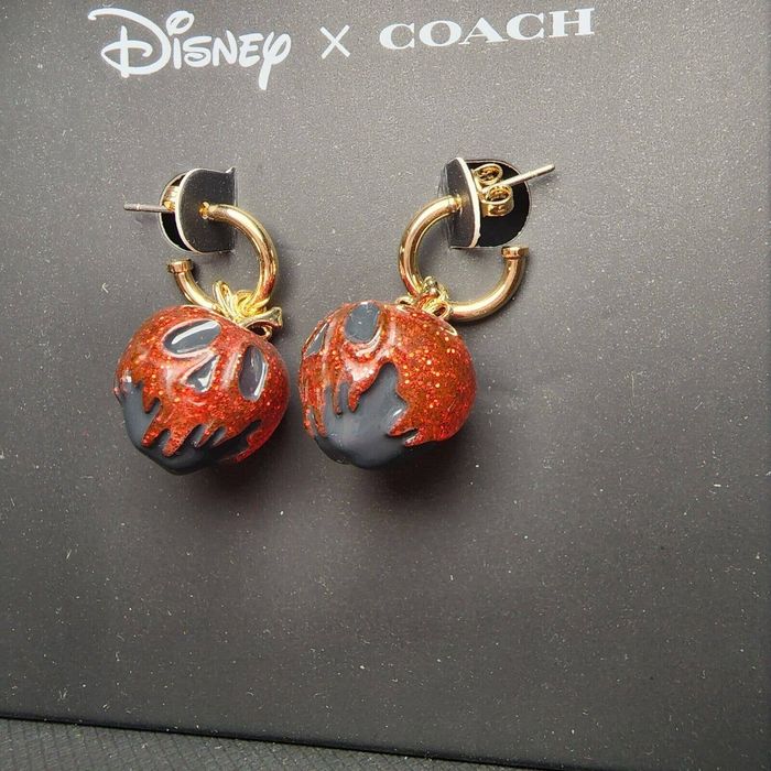 Coach apple deals earrings