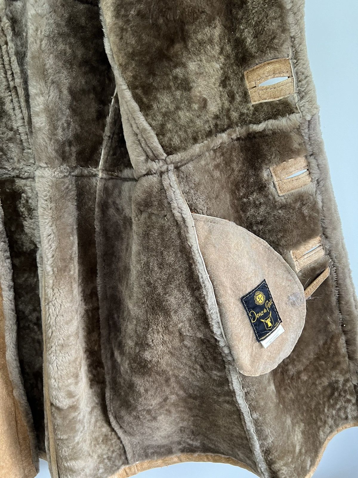 Vintage Vintage Jeno De Paris Sheepskin Shearling Jacket Coat Size US L / EU 52-54 / 3 - 12 Thumbnail