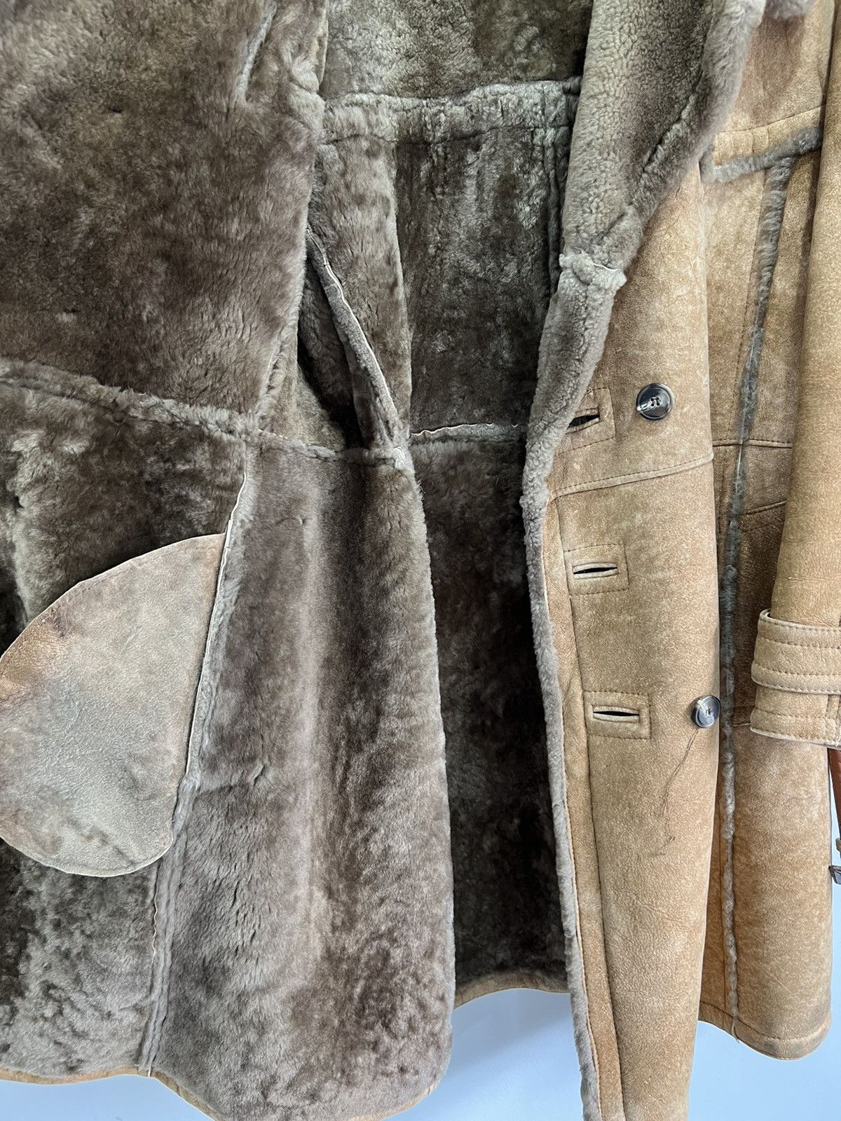 Vintage Vintage Jeno De Paris Sheepskin Shearling Jacket Coat Size US L / EU 52-54 / 3 - 6 Thumbnail