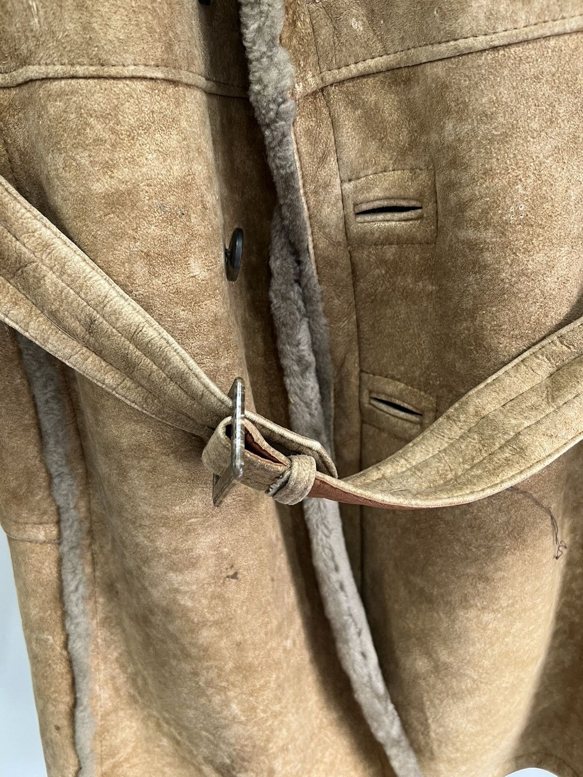 Vintage Vintage Jeno De Paris Sheepskin Shearling Jacket Coat Size US L / EU 52-54 / 3 - 5 Thumbnail