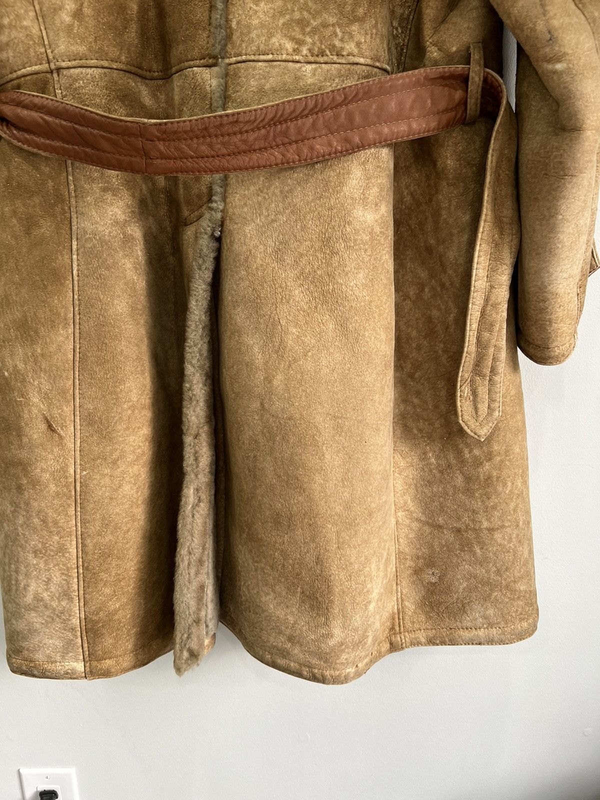 Vintage Vintage Jeno De Paris Sheepskin Shearling Jacket Coat Size US L / EU 52-54 / 3 - 9 Thumbnail