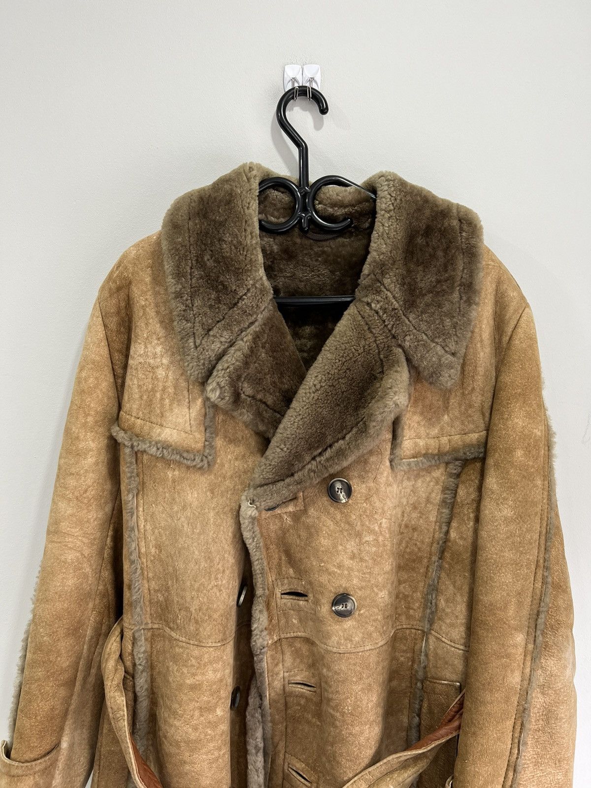 Vintage Vintage Jeno De Paris Sheepskin Shearling Jacket Coat Size US L / EU 52-54 / 3 - 3 Thumbnail