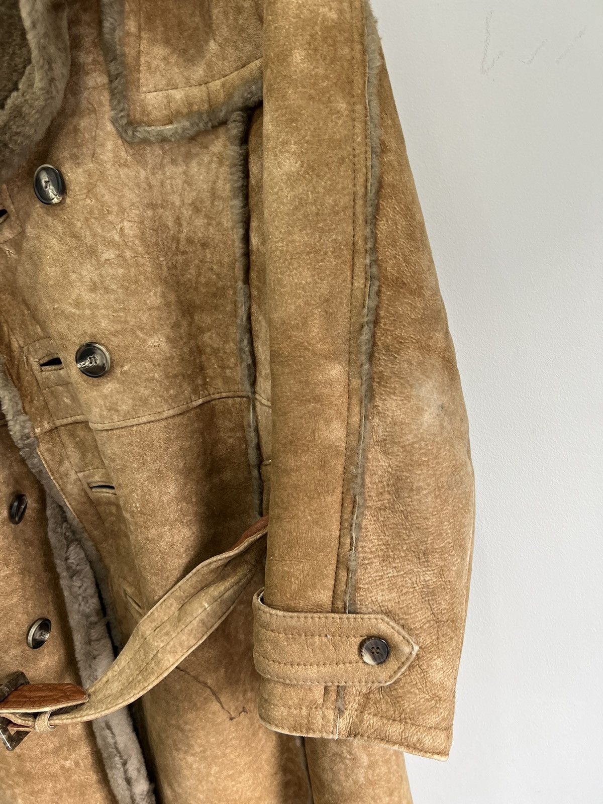 Vintage Vintage Jeno De Paris Sheepskin Shearling Jacket Coat Size US L / EU 52-54 / 3 - 4 Thumbnail