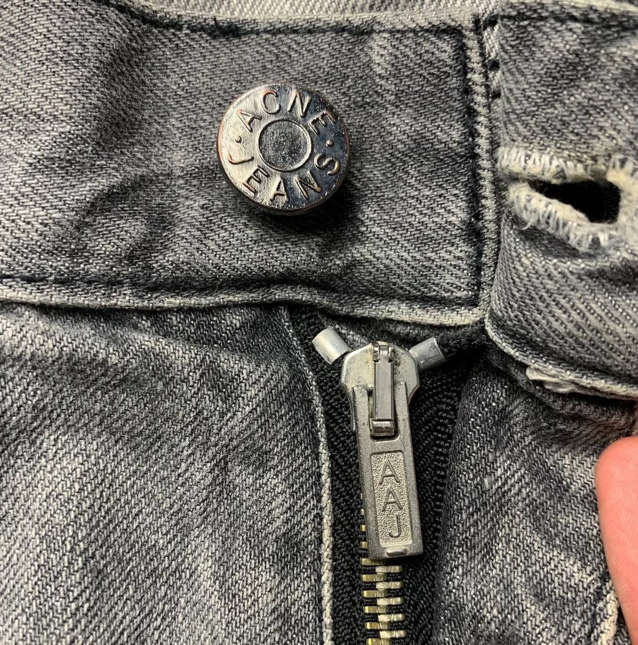 Acne Studios × Vintage Acne Studios Storlek Mic Blacktrash Straight Slim Fit Jeans Size US 31 - 8 Thumbnail