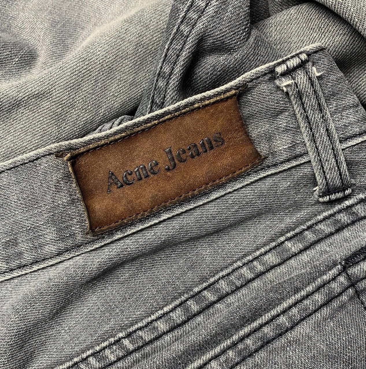 Acne Studios × Vintage Acne Studios Storlek Mic Blacktrash Straight Slim Fit Jeans Size US 31 - 7 Thumbnail