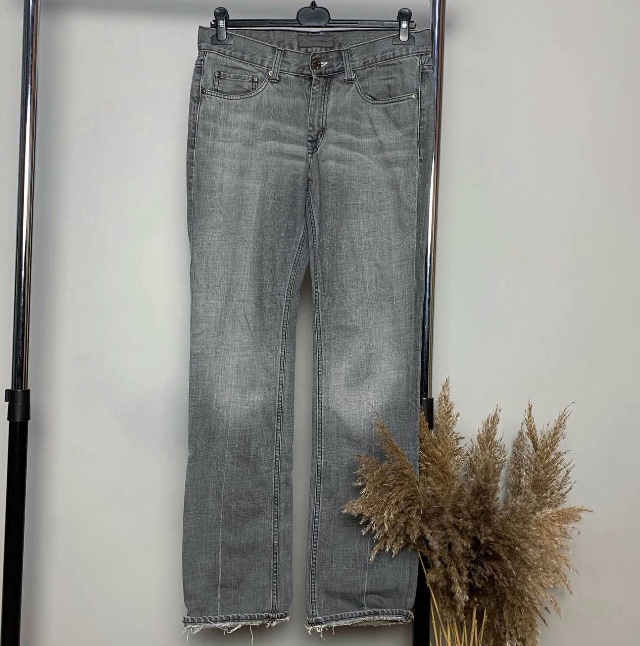Acne Studios × Vintage Acne Studios Storlek Mic Blacktrash Straight Slim Fit Jeans Size US 31 - 1 Thumbnail