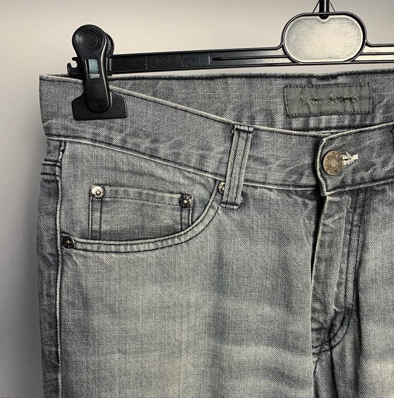 Acne Studios × Vintage Acne Studios Storlek Mic Blacktrash Straight Slim Fit Jeans Size US 31 - 9 Thumbnail