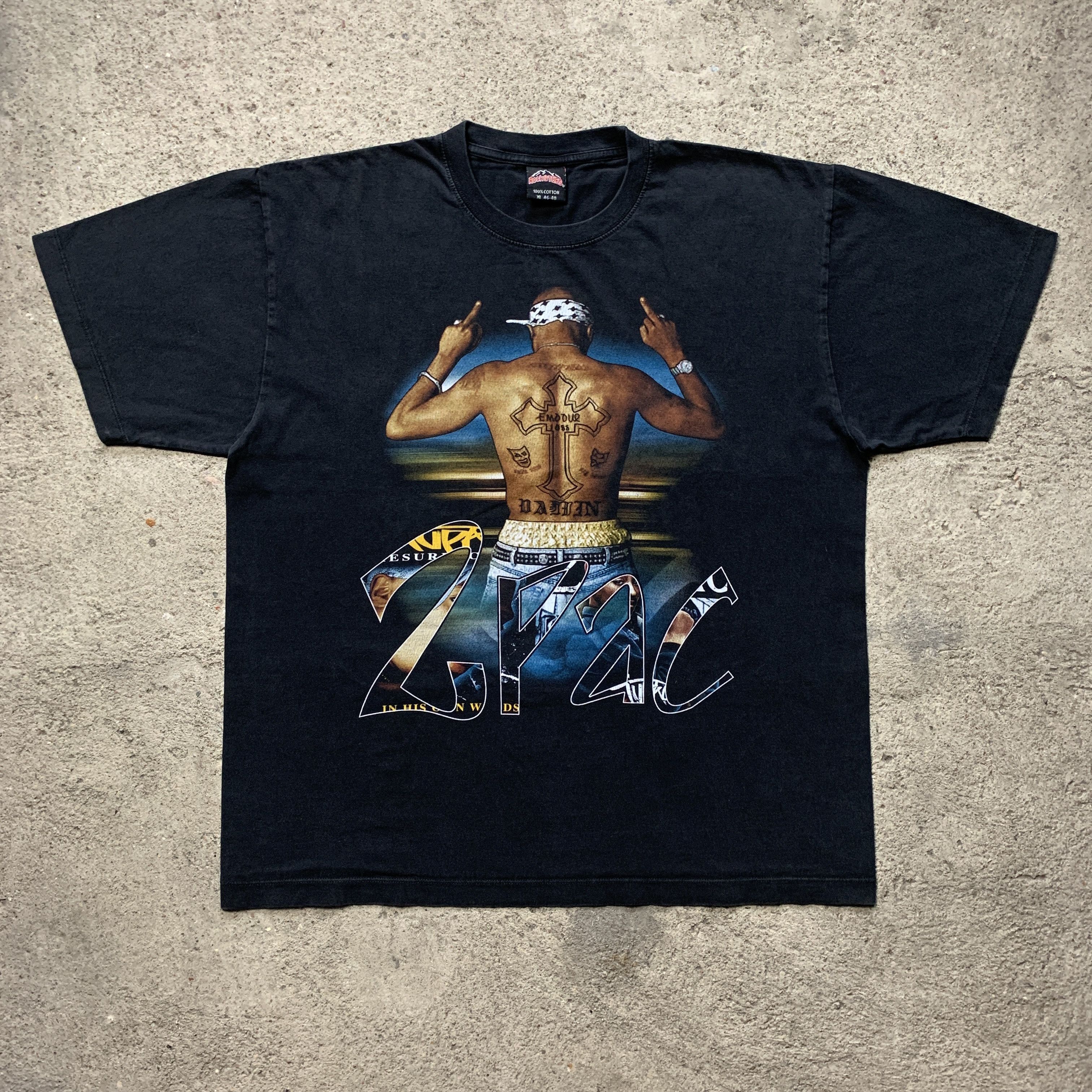 Band Tees Vintage 2Pac “F*ck" T-shirt Size US XL / EU 56 / 4 - 1 Thumbnail