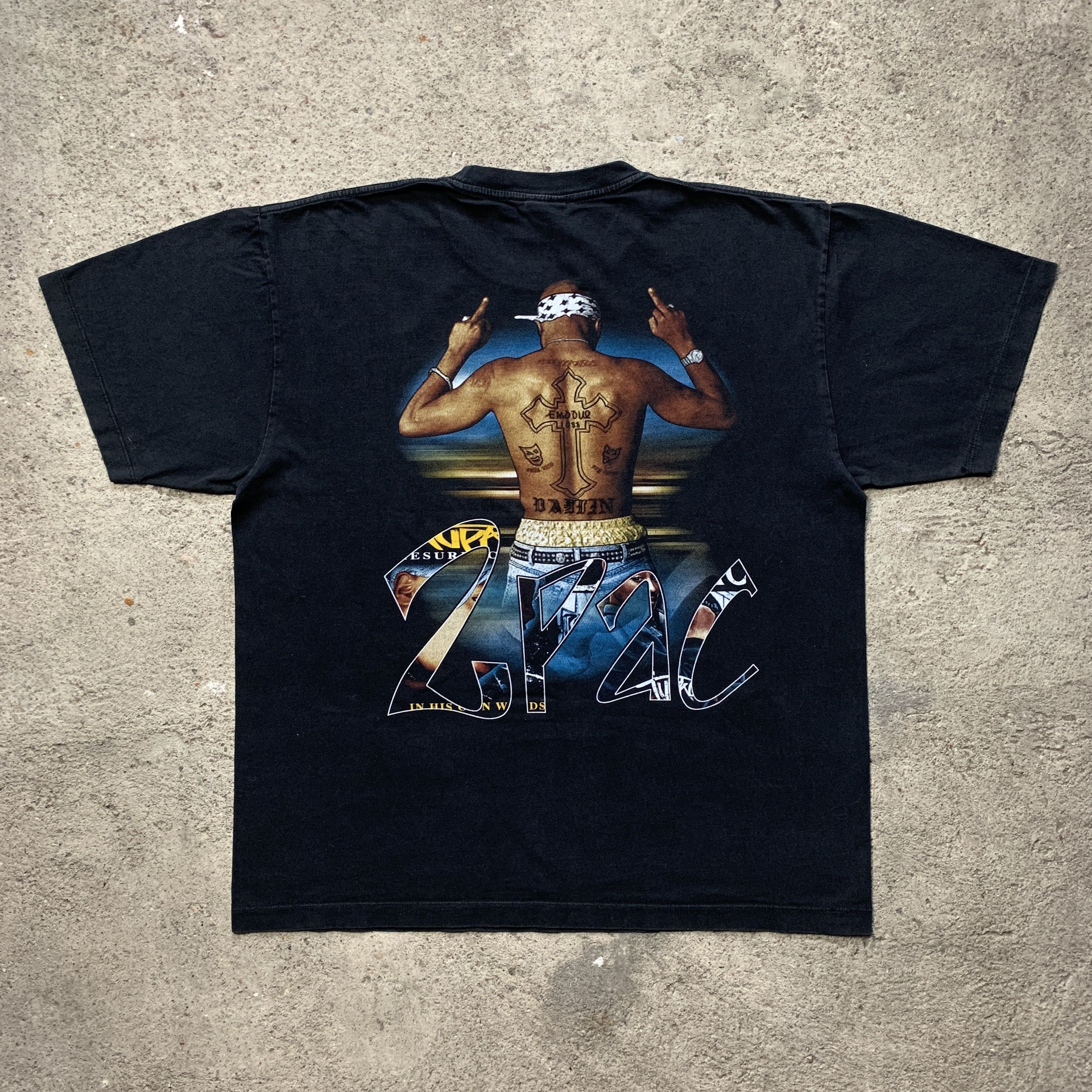 Band Tees Vintage 2Pac “F*ck" T-shirt Size US XL / EU 56 / 4 - 2 Thumbnail