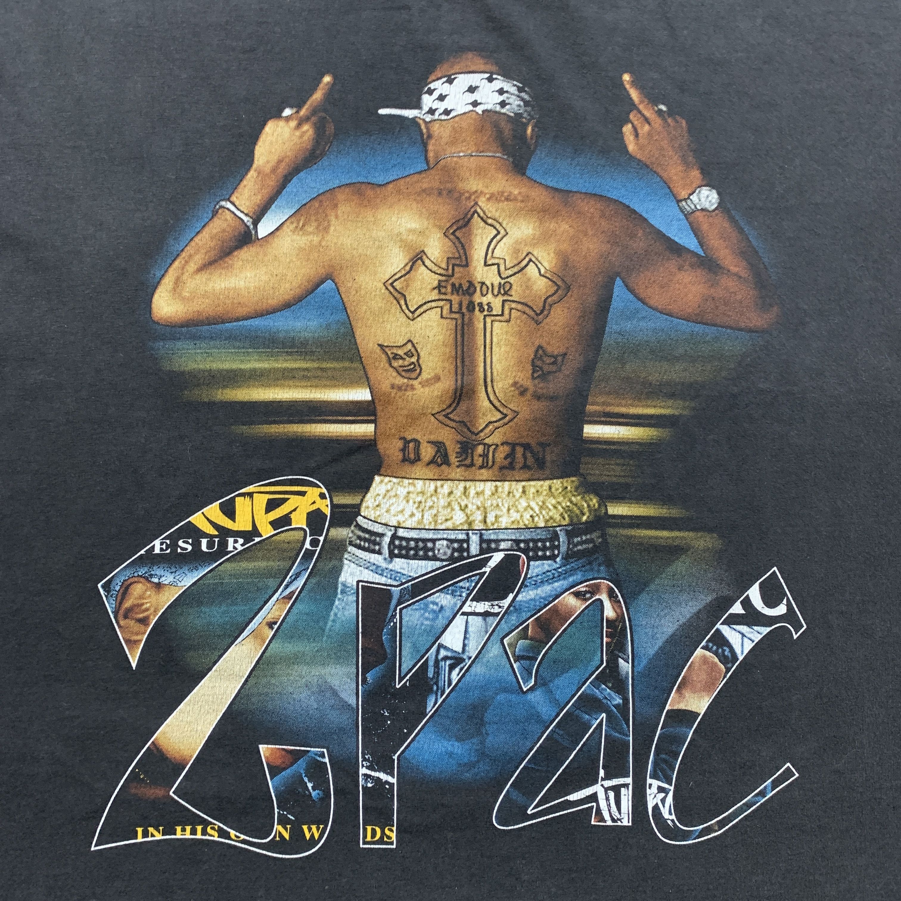 Band Tees Vintage 2Pac “F*ck" T-shirt Size US XL / EU 56 / 4 - 3 Thumbnail