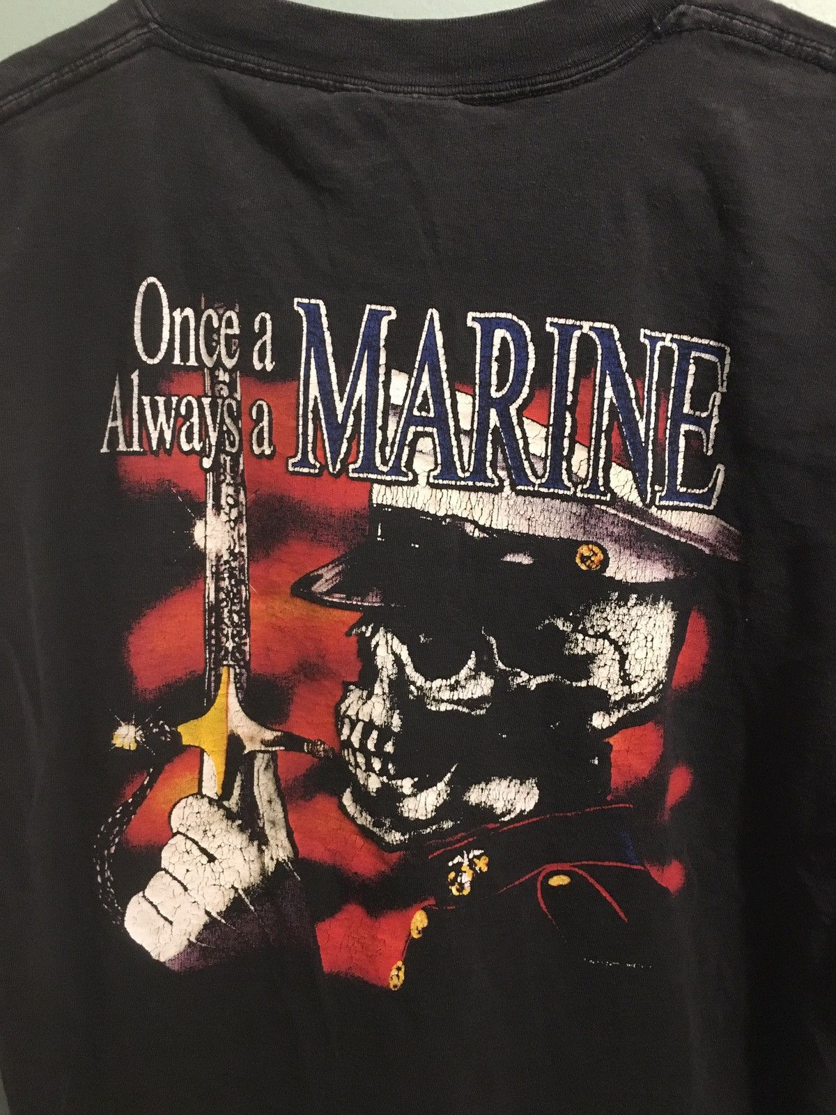 Vintage Vintage Marines tee Size US L / EU 52-54 / 3 - 3 Thumbnail