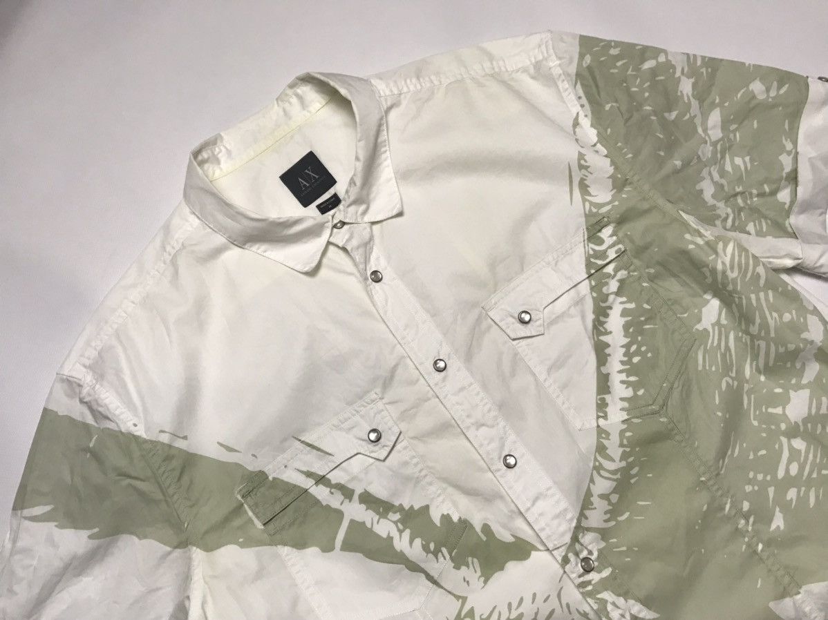 Armani Exchange vintage Armani Eagle Print Shirt Size US XL / EU 56 / 4 - 5 Thumbnail