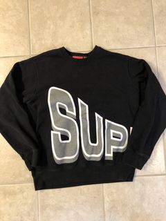 Authentic+SUPREME+Cities+Arc+Crewneck+SS+ASH+GREY%2FRED+Men%27s+Large+F%2FW21  for sale online