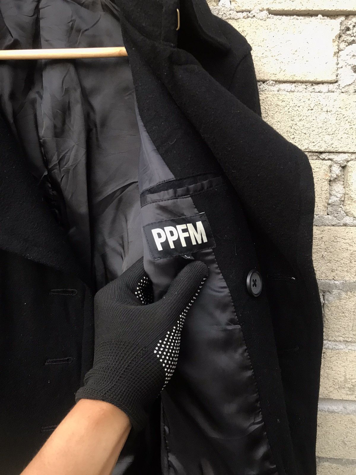 PPFM PPFM bondage military wool button mid jacket Size US L / EU 52-54 / 3 - 6 Thumbnail