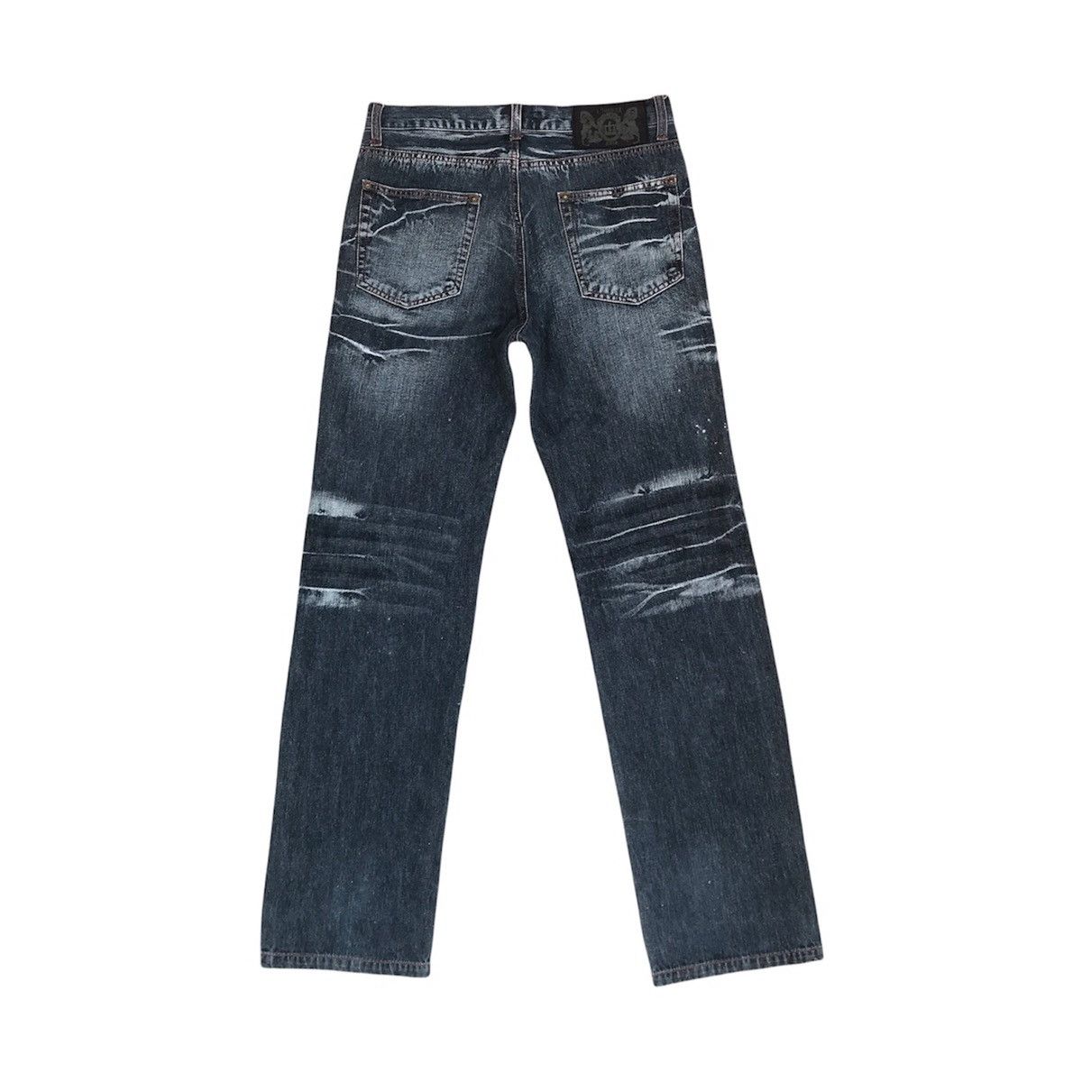 20471120 × If Six Was Nine × Tornado Mart Lowbox bleached herringbone faded wash numbernine inspired Size US 30 / EU 46 - 2 Thumbnail