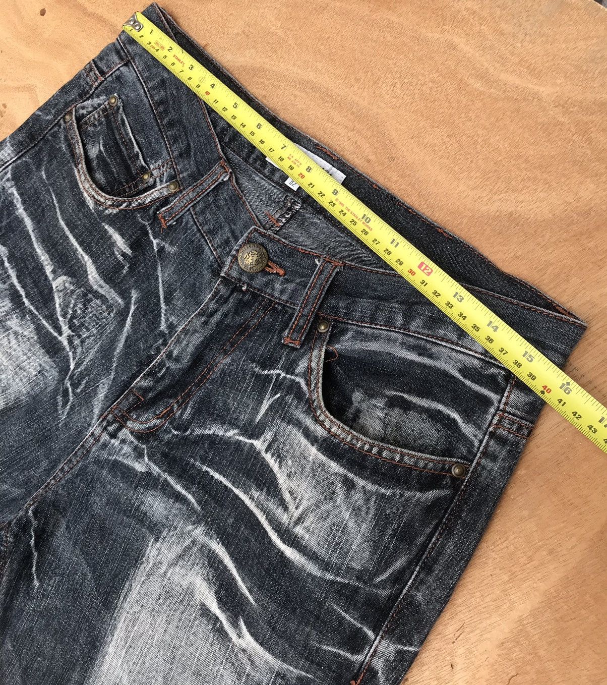20471120 × If Six Was Nine × Tornado Mart Lowbox bleached herringbone faded wash numbernine inspired Size US 30 / EU 46 - 10 Thumbnail