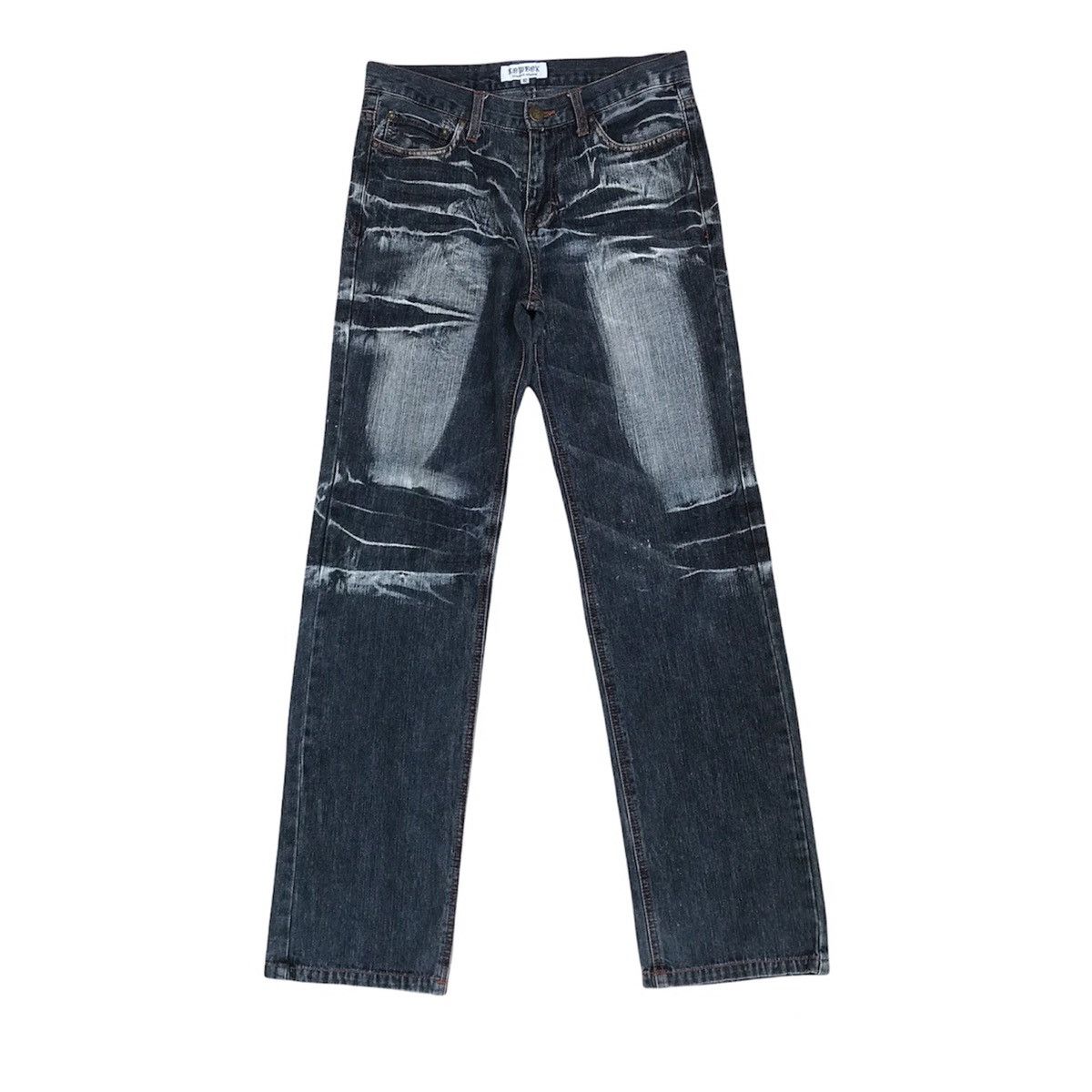 20471120 × If Six Was Nine × Tornado Mart Lowbox bleached herringbone faded wash numbernine inspired Size US 30 / EU 46 - 1 Thumbnail