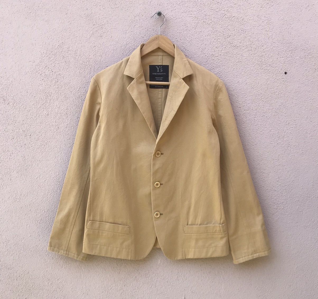 Yohji Yamamoto YS Yohji Yamamoto MINIMALIST AVANT GARDE button jacket Size US M / EU 48-50 / 2 - 1 Thumbnail