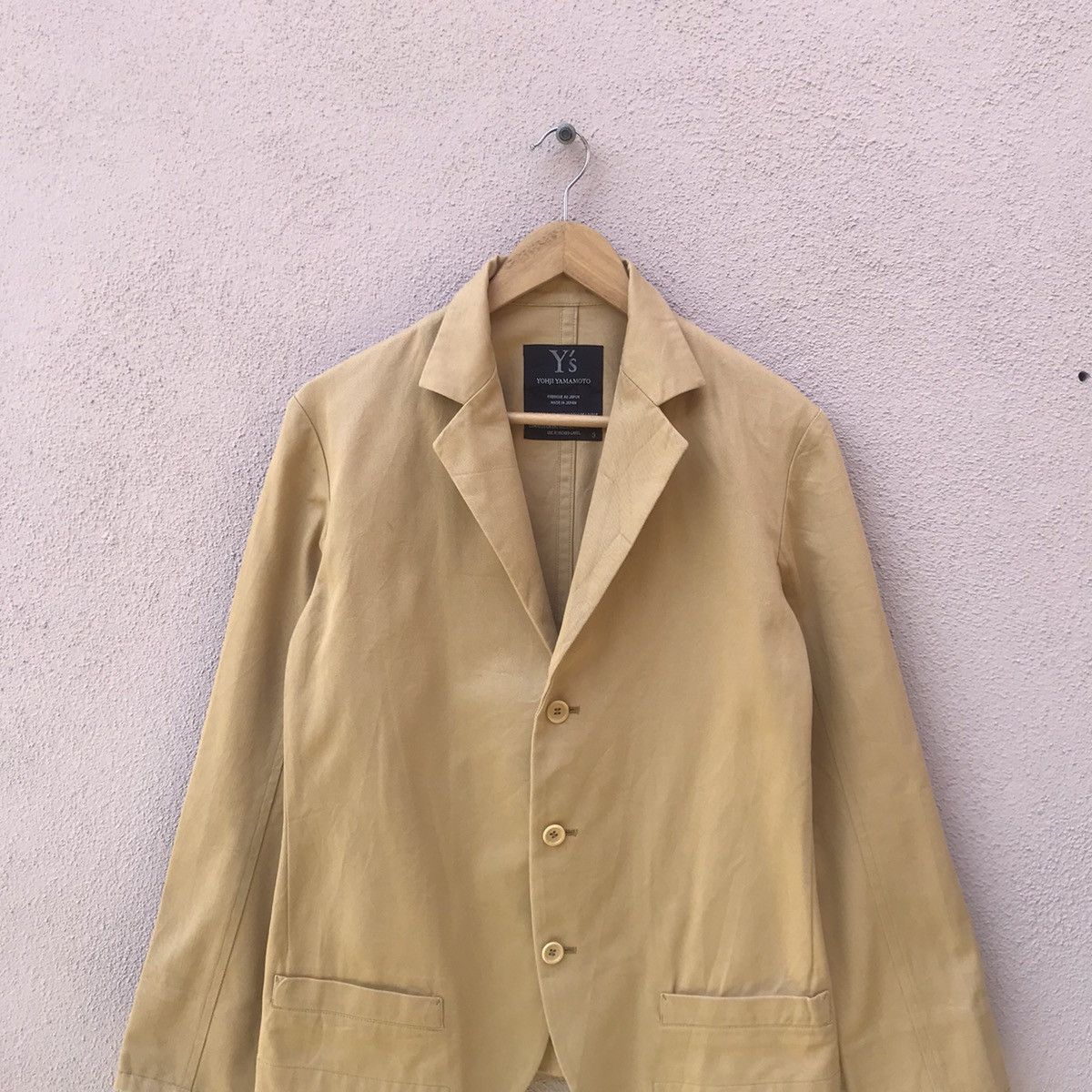 Yohji Yamamoto YS Yohji Yamamoto MINIMALIST AVANT GARDE button jacket Size US M / EU 48-50 / 2 - 3 Thumbnail