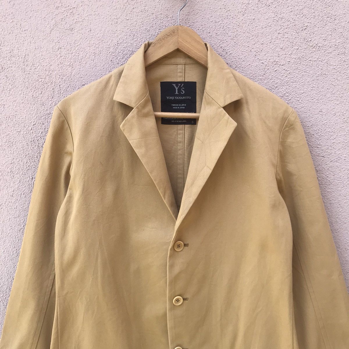 Yohji Yamamoto YS Yohji Yamamoto MINIMALIST AVANT GARDE button jacket Size US M / EU 48-50 / 2 - 5 Thumbnail