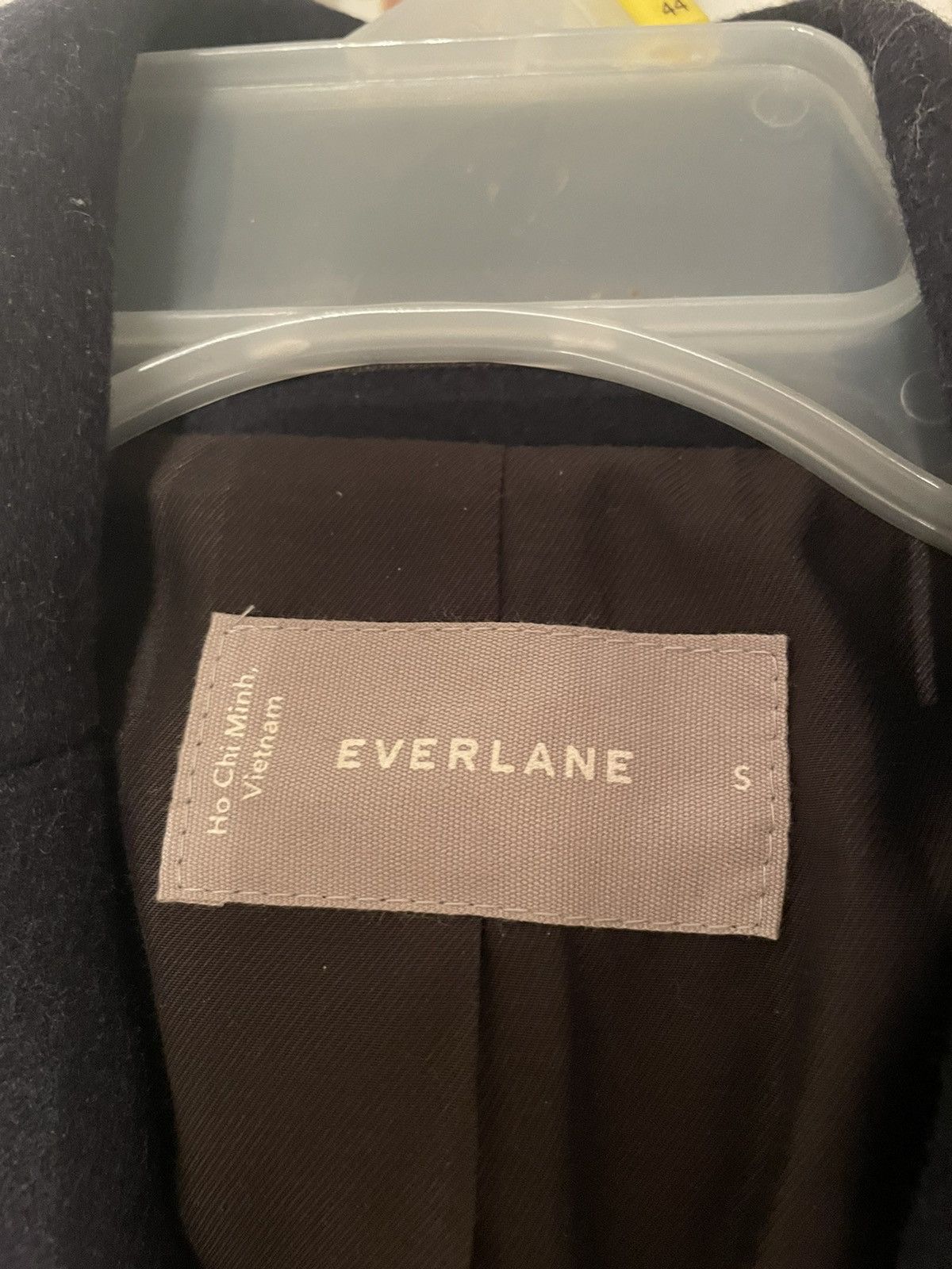 Everlane Navy Blue Wool Topcoat Size US S / EU 44-46 / 1 - 2 Thumbnail