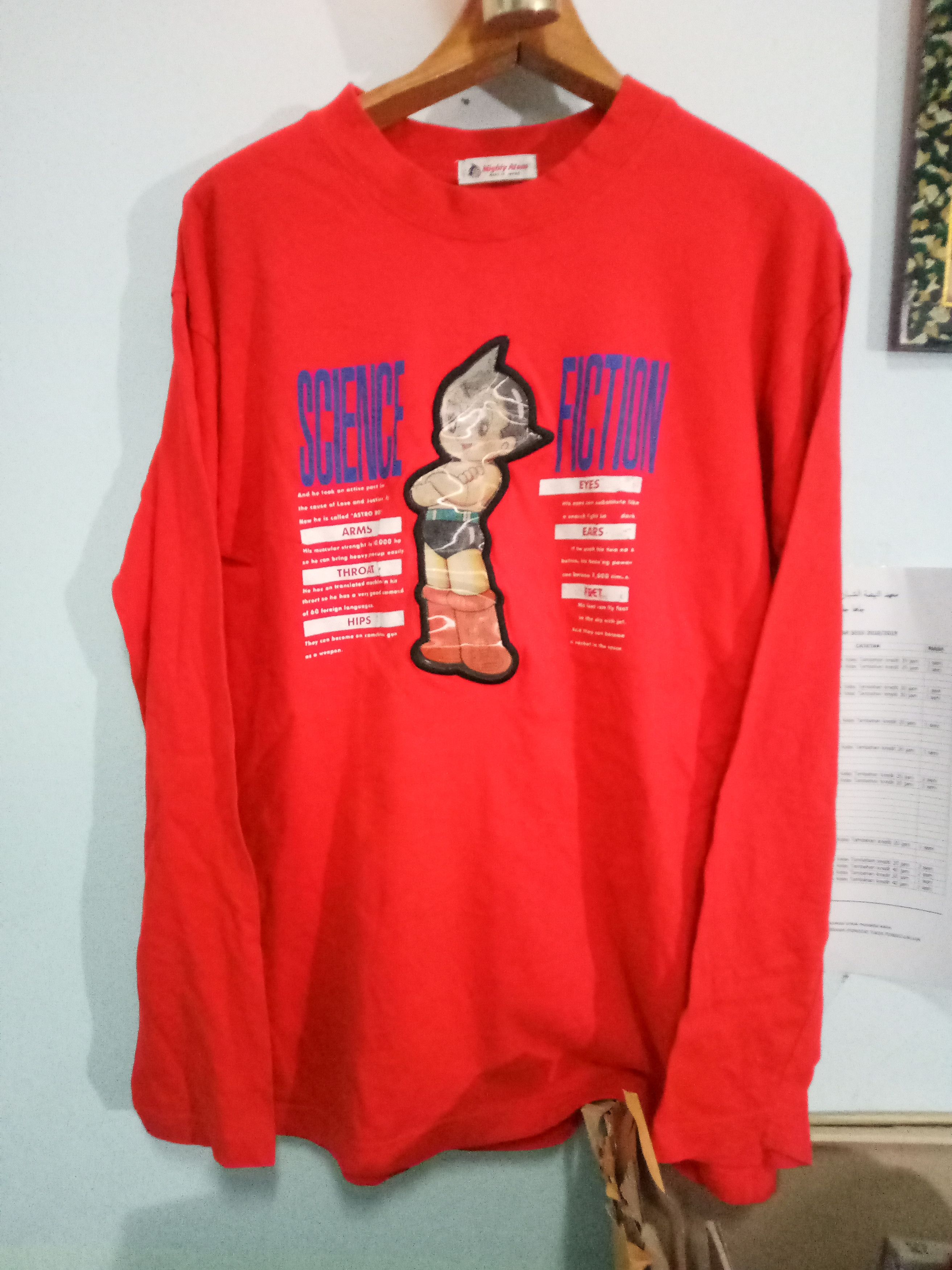 Vintage Vintage Astro Boy 90s RARE Longsleeve Anime Sciene Fiction Size US M / EU 48-50 / 2 - 1 Thumbnail