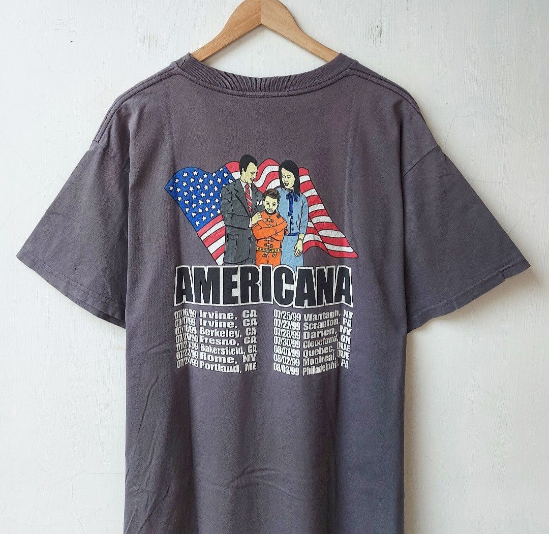 Vtg 90s The Offspring Americana Album Punk Rock Tour 1998