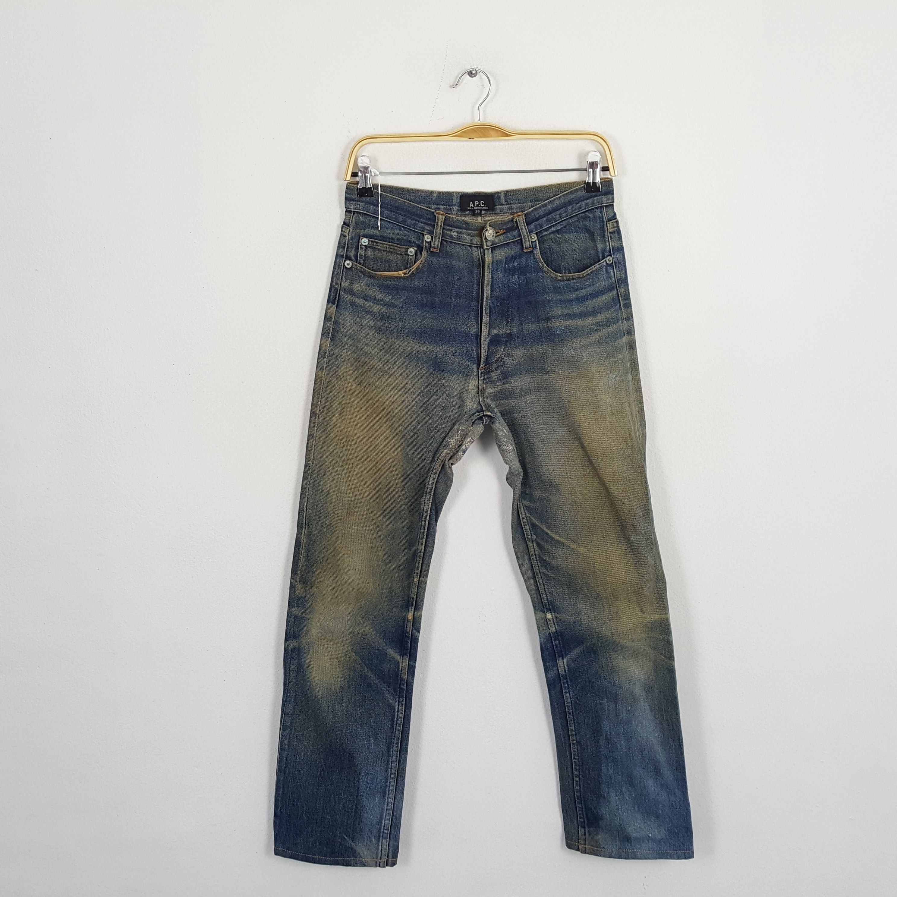 A.P.C ヴィンテージ Vintage A.P.C Paris Japanese Brand Distressed Denim Jeans
