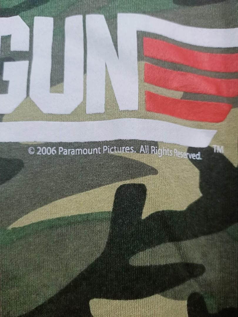 Giant Vintage Top Gun Movie Tee 2006 Giant Tag Camo Size US L / EU 52-54 / 3 - 3 Thumbnail