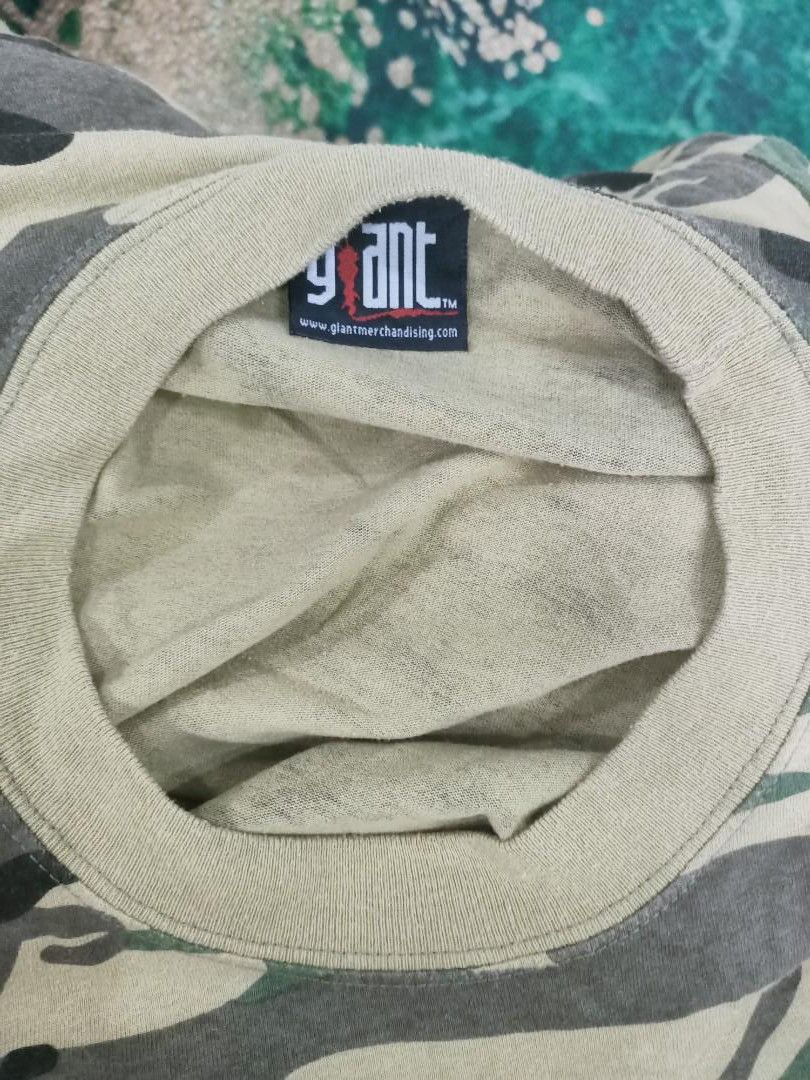 Giant Vintage Top Gun Movie Tee 2006 Giant Tag Camo Size US L / EU 52-54 / 3 - 7 Thumbnail