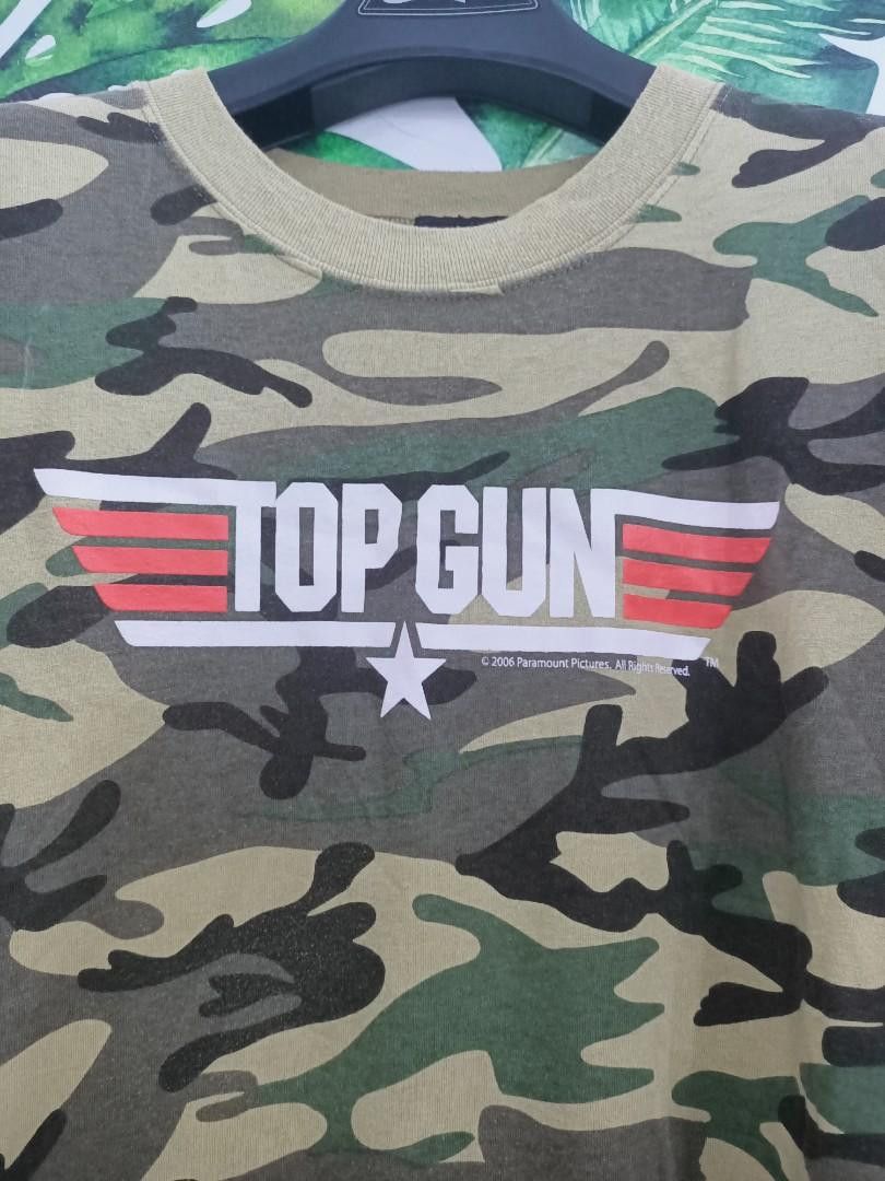Giant Vintage Top Gun Movie Tee 2006 Giant Tag Camo Size US L / EU 52-54 / 3 - 2 Thumbnail