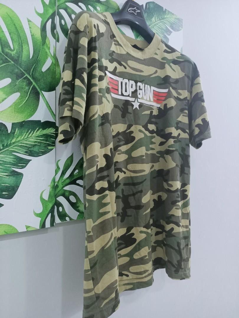 Giant Vintage Top Gun Movie Tee 2006 Giant Tag Camo Size US L / EU 52-54 / 3 - 5 Thumbnail