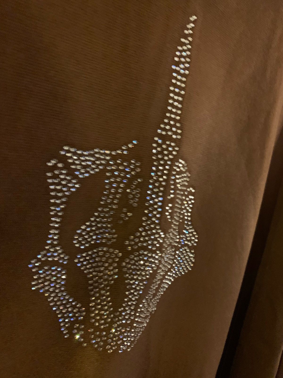 Rhinestones Skeleton Zip Up Hoodie