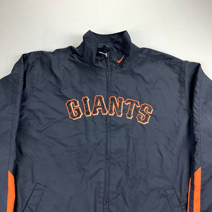 Nike Nike San Francisco Giants Jacket Windbreaker XXL Black MLB | Grailed