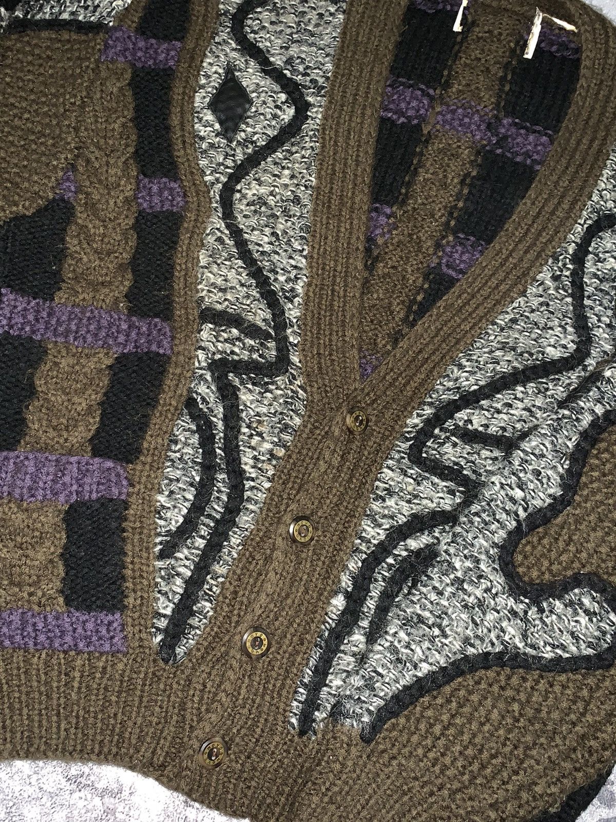 RARE vintage texturized mohair cardigan sweater