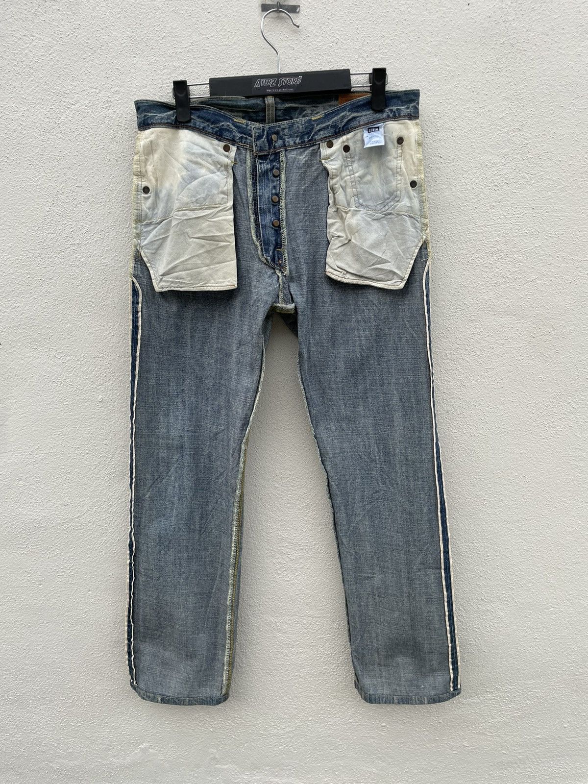 Edwin × Vintage Edwin 505 BXX Selvedge Jeans Made in Japan Size US 32 / EU 48 - 15 Thumbnail