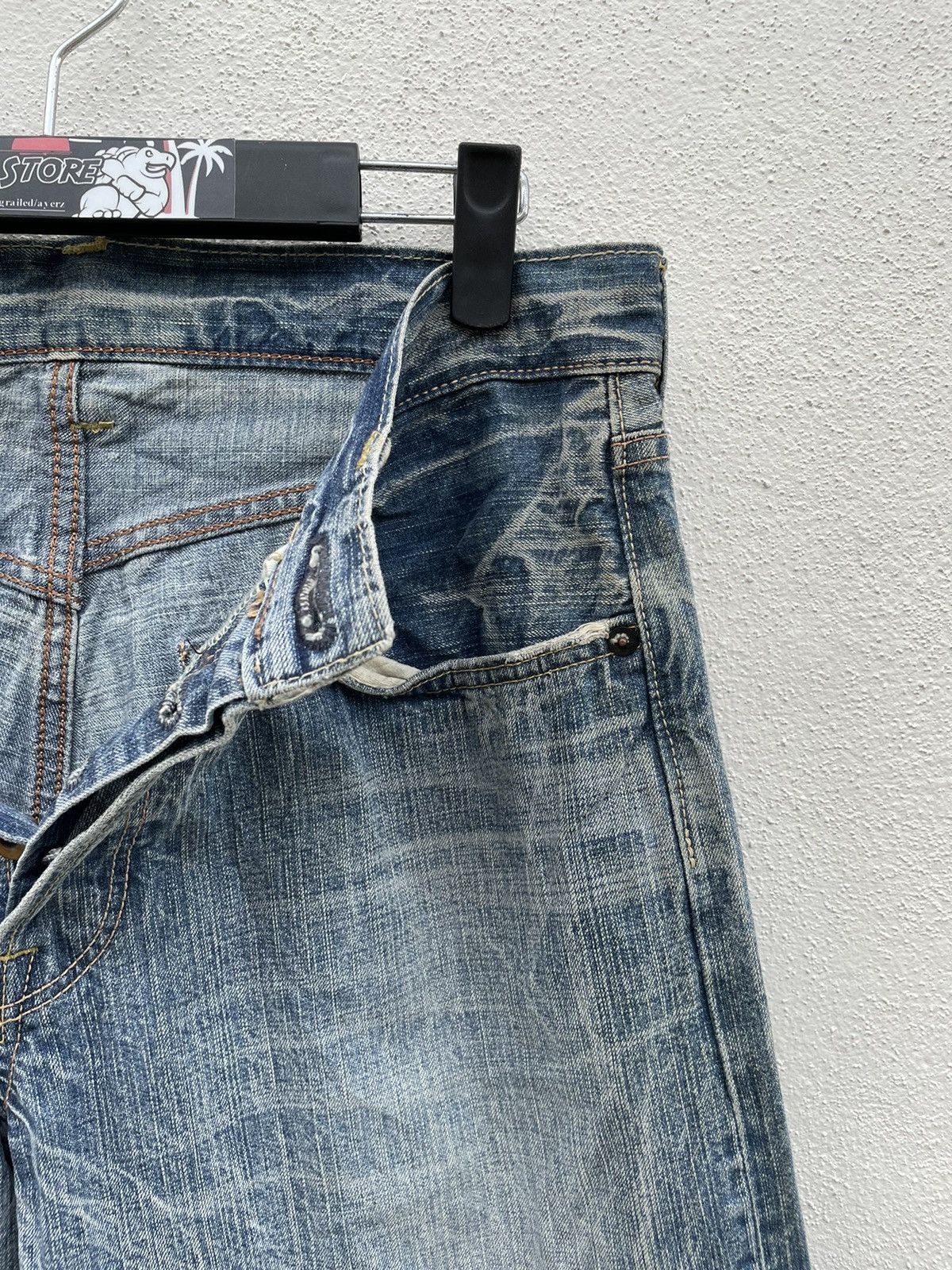 Edwin × Vintage Edwin 505 BXX Selvedge Jeans Made in Japan Size US 32 / EU 48 - 2 Thumbnail