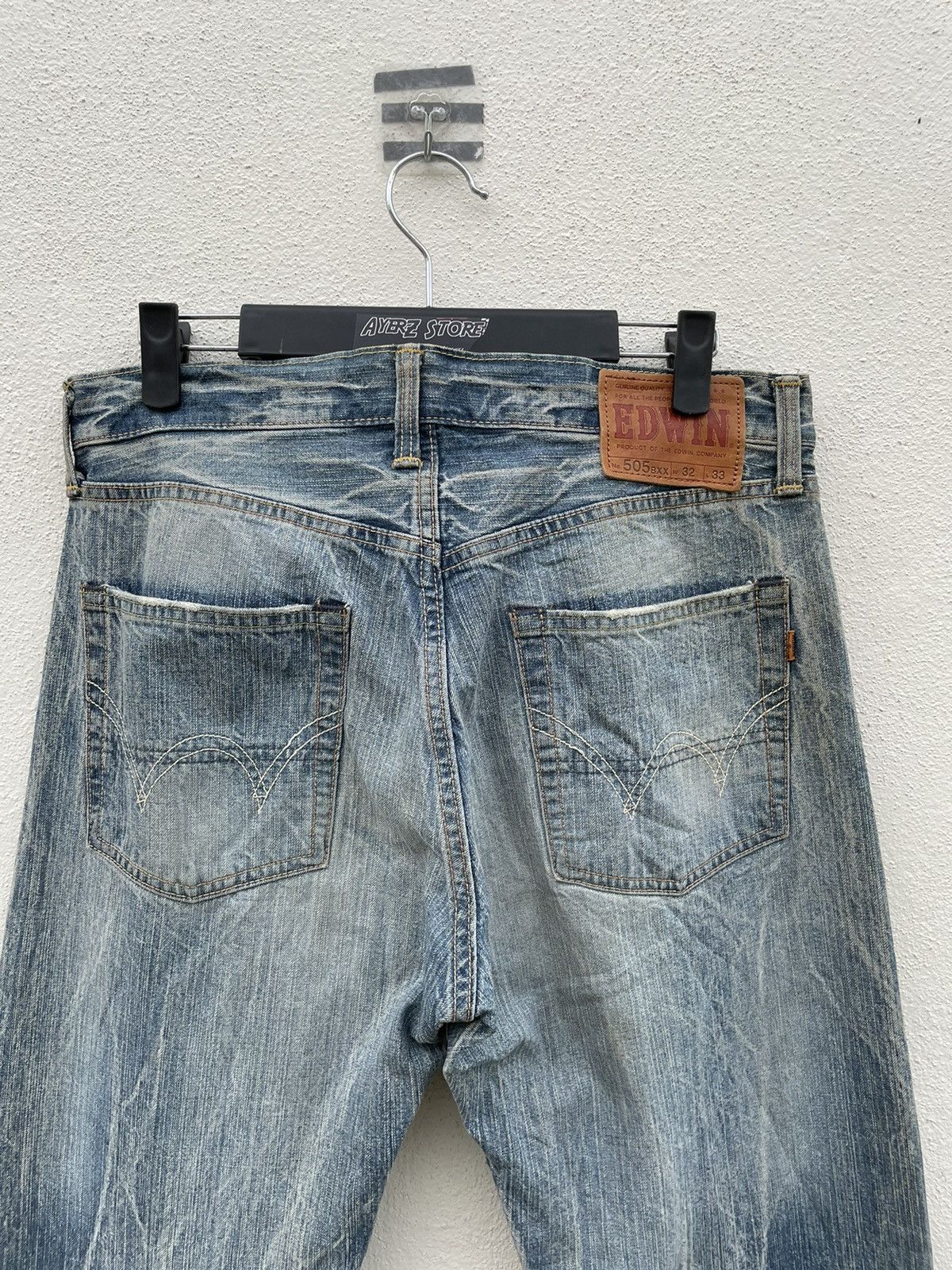 Edwin × Vintage Edwin 505 BXX Selvedge Jeans Made in Japan Size US 32 / EU 48 - 9 Thumbnail