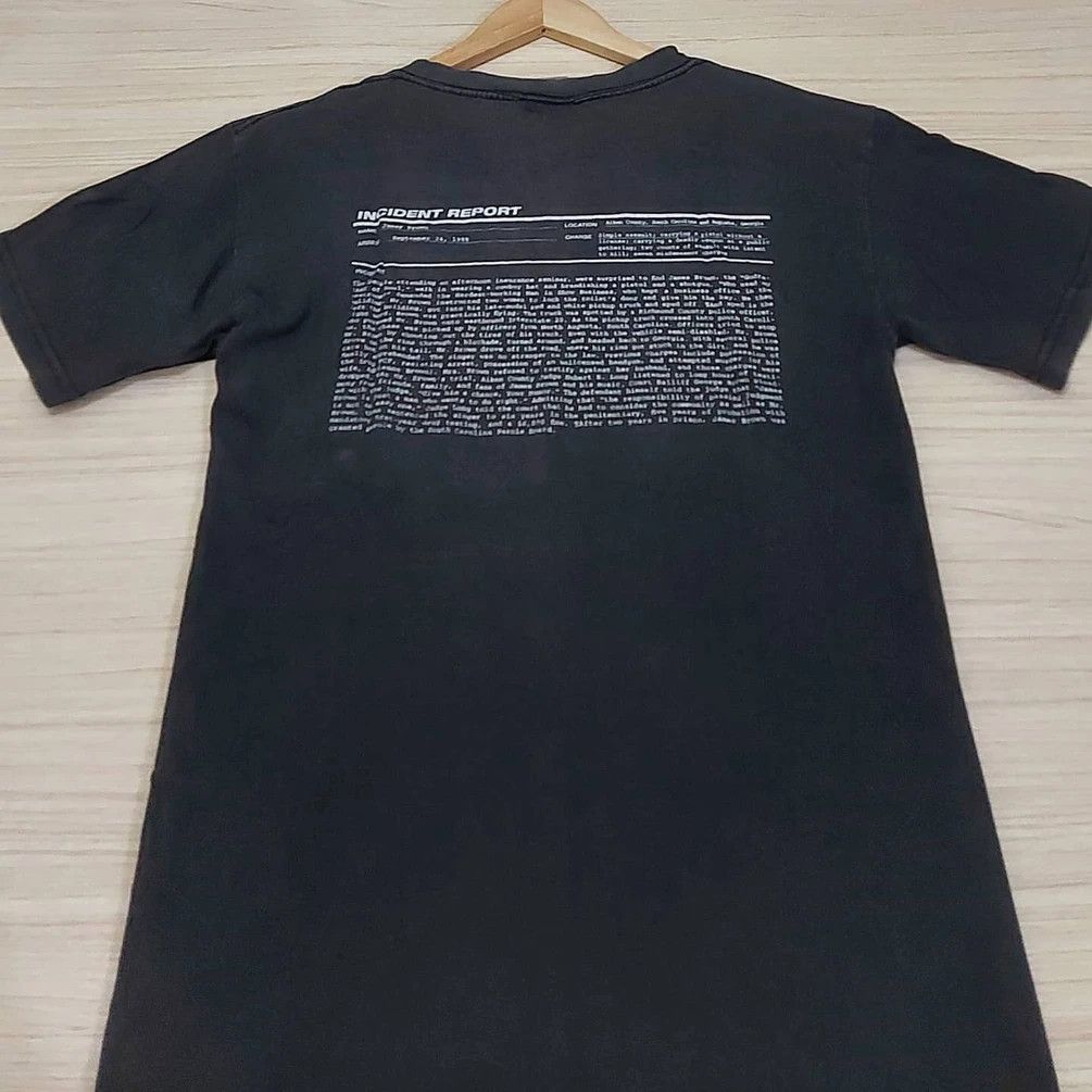Band Tees × Vintage Vintage James Brown Incident Report Tshirt Size US S / EU 44-46 / 1 - 4 Thumbnail
