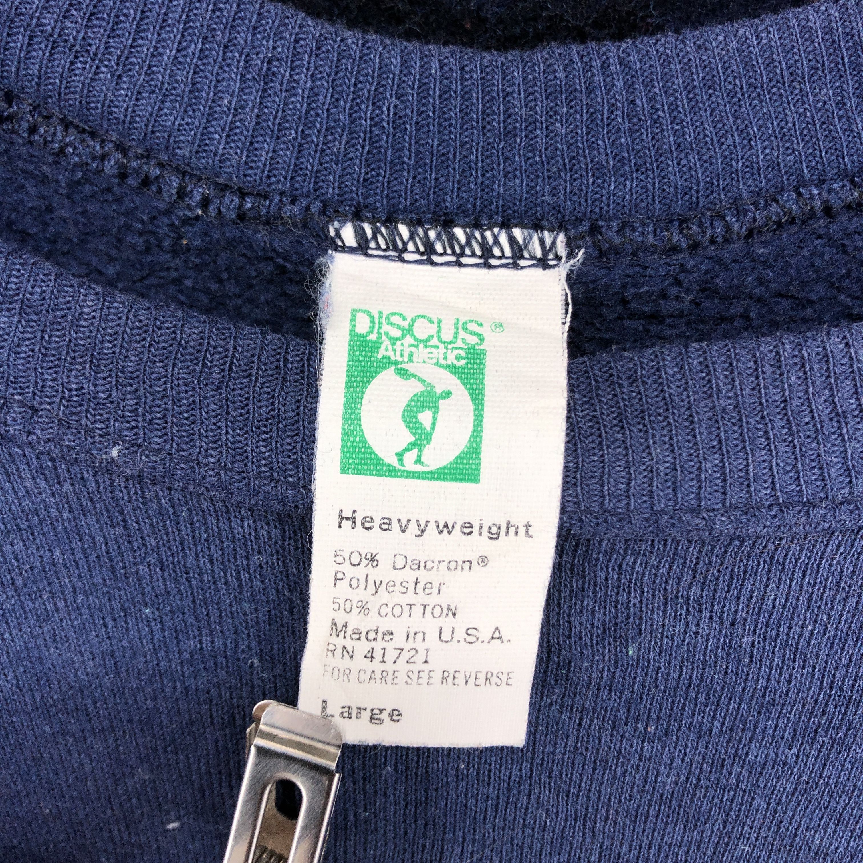 Vintage 90s BRENTWOOD ACADEMY by DISCUS ATHLETIC Sweatshirt #2734-99 Size US S / EU 44-46 / 1 - 5 Thumbnail