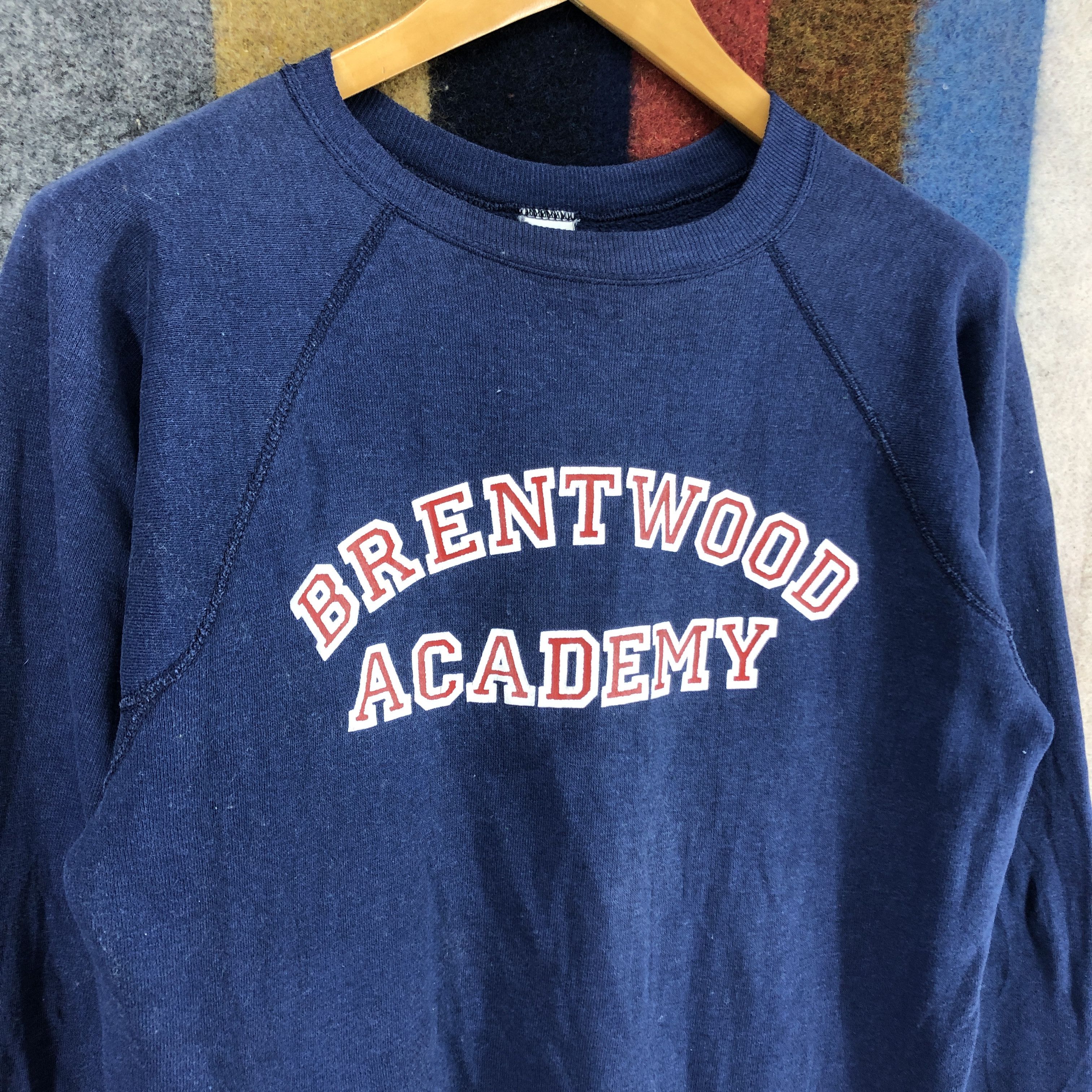 Vintage 90s BRENTWOOD ACADEMY by DISCUS ATHLETIC Sweatshirt #2734-99 Size US S / EU 44-46 / 1 - 2 Thumbnail
