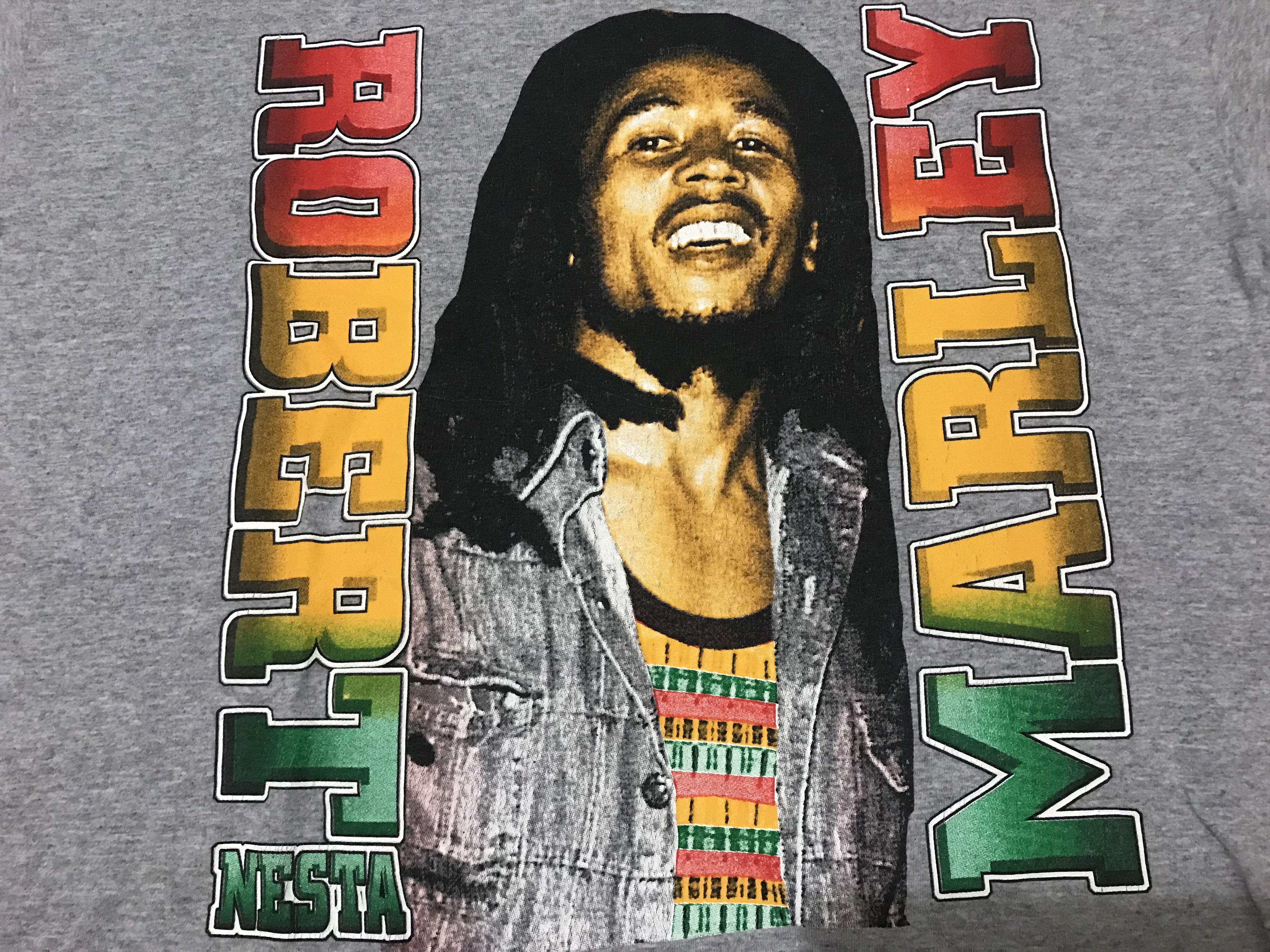 Bob Marley Vintage 2000 Robert Nesta Marley (Bob Marley) Tshirt Size US XL / EU 56 / 4 - 4 Thumbnail