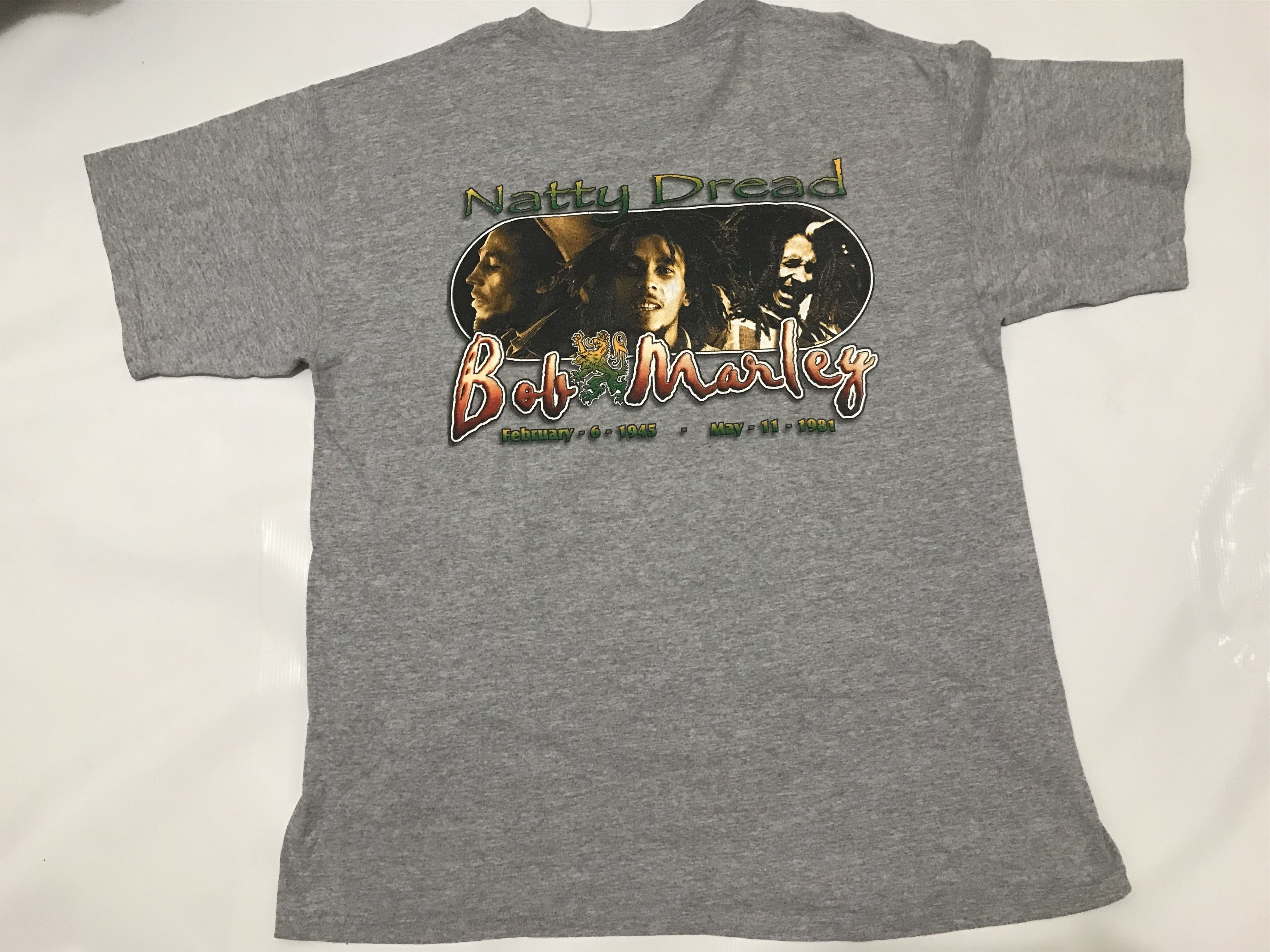 Bob Marley Vintage 2000 Robert Nesta Marley (Bob Marley) Tshirt Size US XL / EU 56 / 4 - 9 Thumbnail