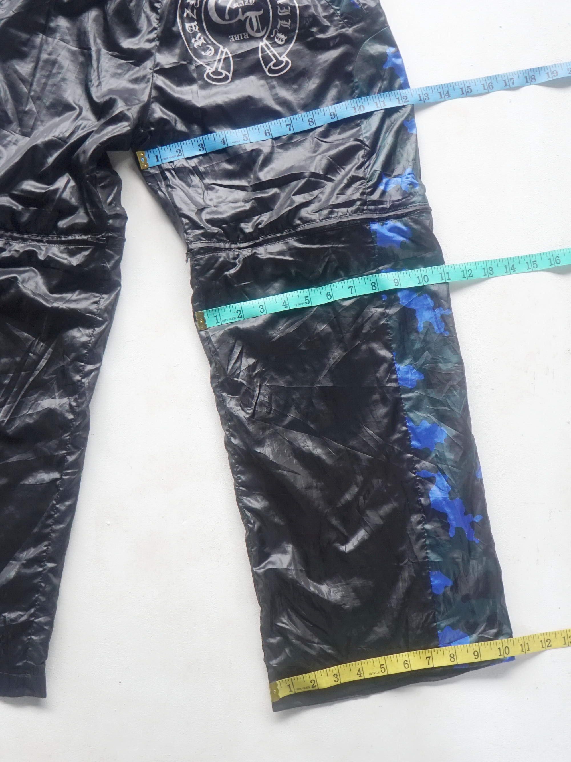 Japanese Brand CRAZY TRIBE Detachable Sweatpants Size US 29 - 20 Thumbnail