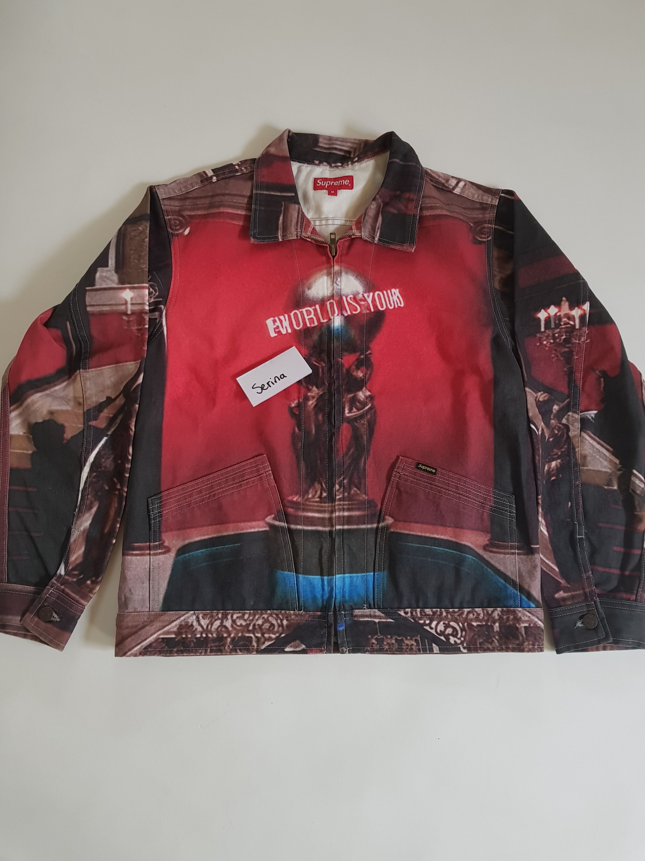 Supreme Supreme scarface the world is yours denim jacket Grailed