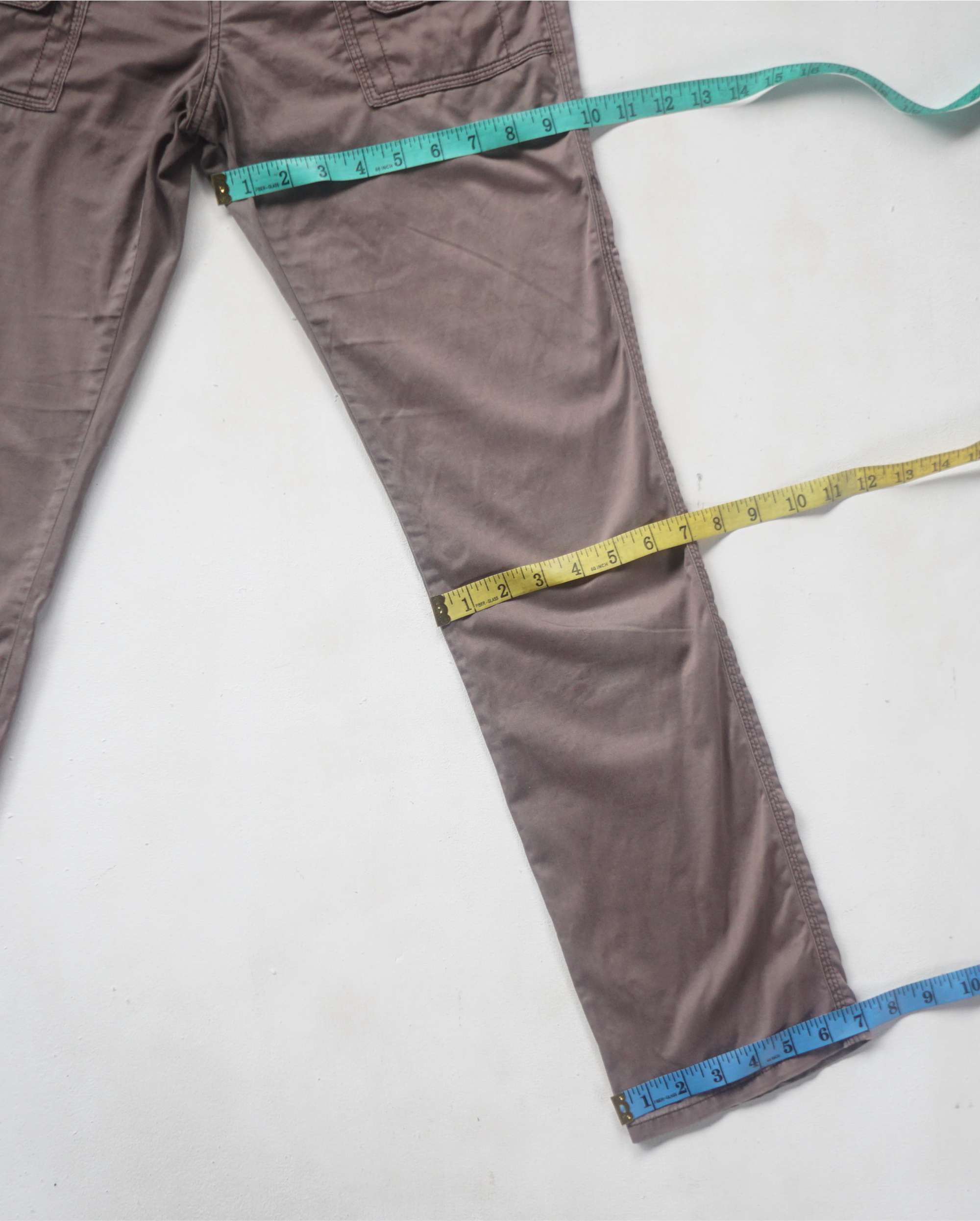 Designer MARIE CLAIRE Multipockets Low Rise Pants Size 28" / US 6 / IT 42 - 10 Thumbnail